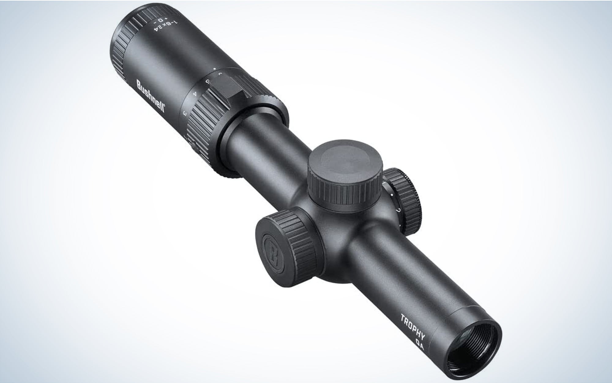 The Bushnell Trophy Quick Acquisition 1-6x24l is the best small-game hunting scope.