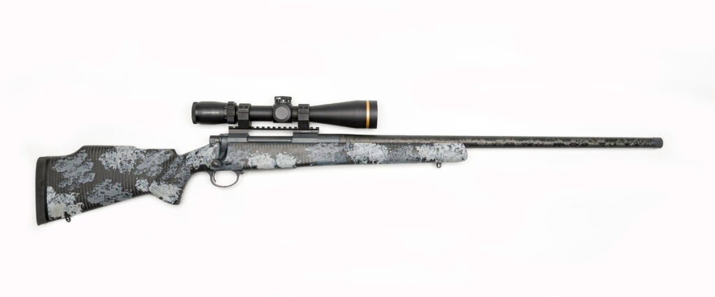 The Nosler M48 Long-Range Carbon is a long-range rifle for deer hunters.