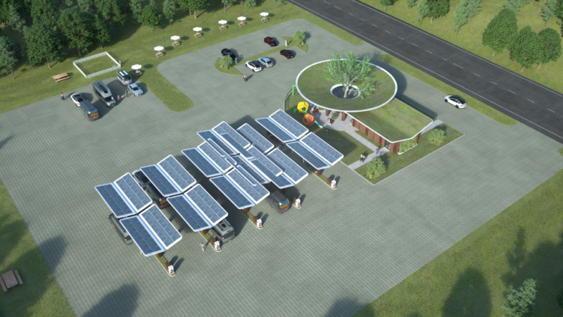 THOR Develops EV Charging Station Concept for RVs – RVBusiness – Breaking RV Industry News