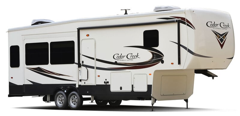 Best Forest River Cedar Creek 5th Wheel Exterior - used 5th wheels with 2 bedrooms