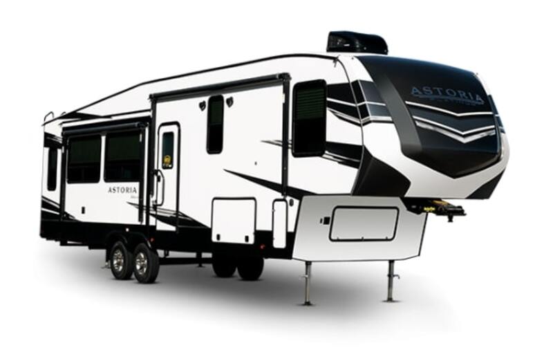 Best Dutchmen Astoria 5th Wheel Exterior - used 5th wheels with 2 bedrooms