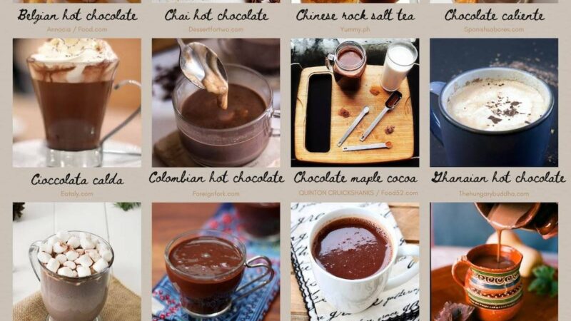 16 Hot Cocoa Styles From Around the World: A Visual Guide
