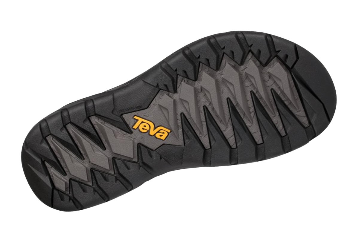 All-terrain tread found on many Teva sandals