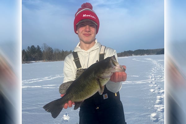 Find panfish to catch largemouth bass beneath the ice – Outdoor News