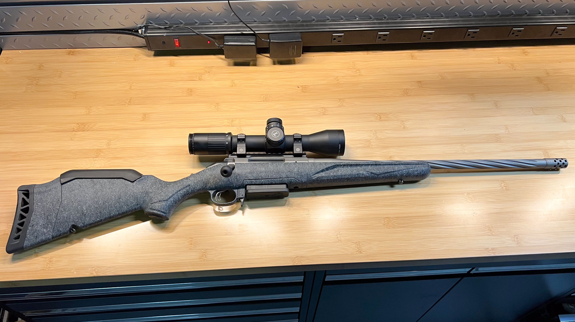 Ruger American Rifle Generation II on bench