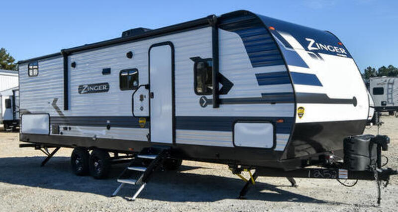 5 Small Camper Trailers for Couples CrossRoads Zinger 299RE Exterior