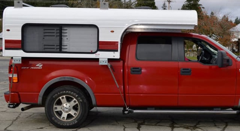 Best Pop Up Truck Campers With Bathrooms Alaskan 6.5 Cabover Hardsided Pop Up Truck Camper Exterior