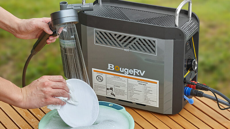 BougeRV Portable Propane Water Heater Review: A Hot Shower Anywhere You Go
