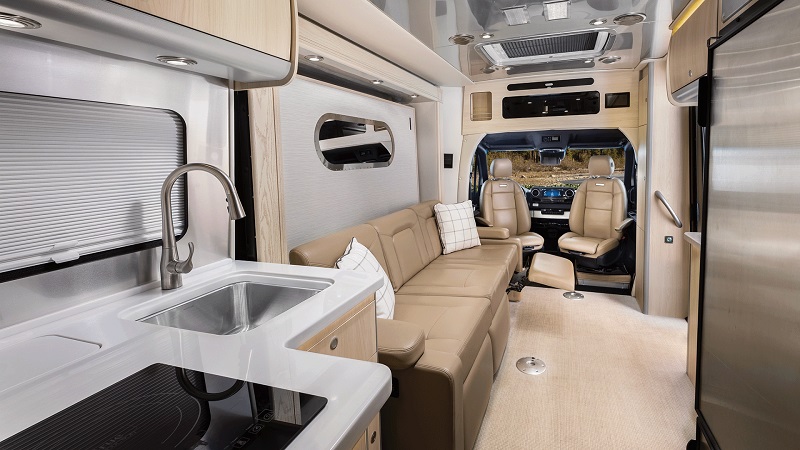 Class B Motorhomes With Slide-Outs You Might Like Airstream Atlas interior