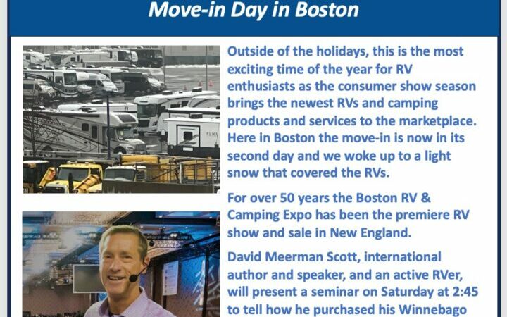 ‘RVing in New England’ Takes a Look at the Boston RV Show – RVBusiness – Breaking RV Industry News