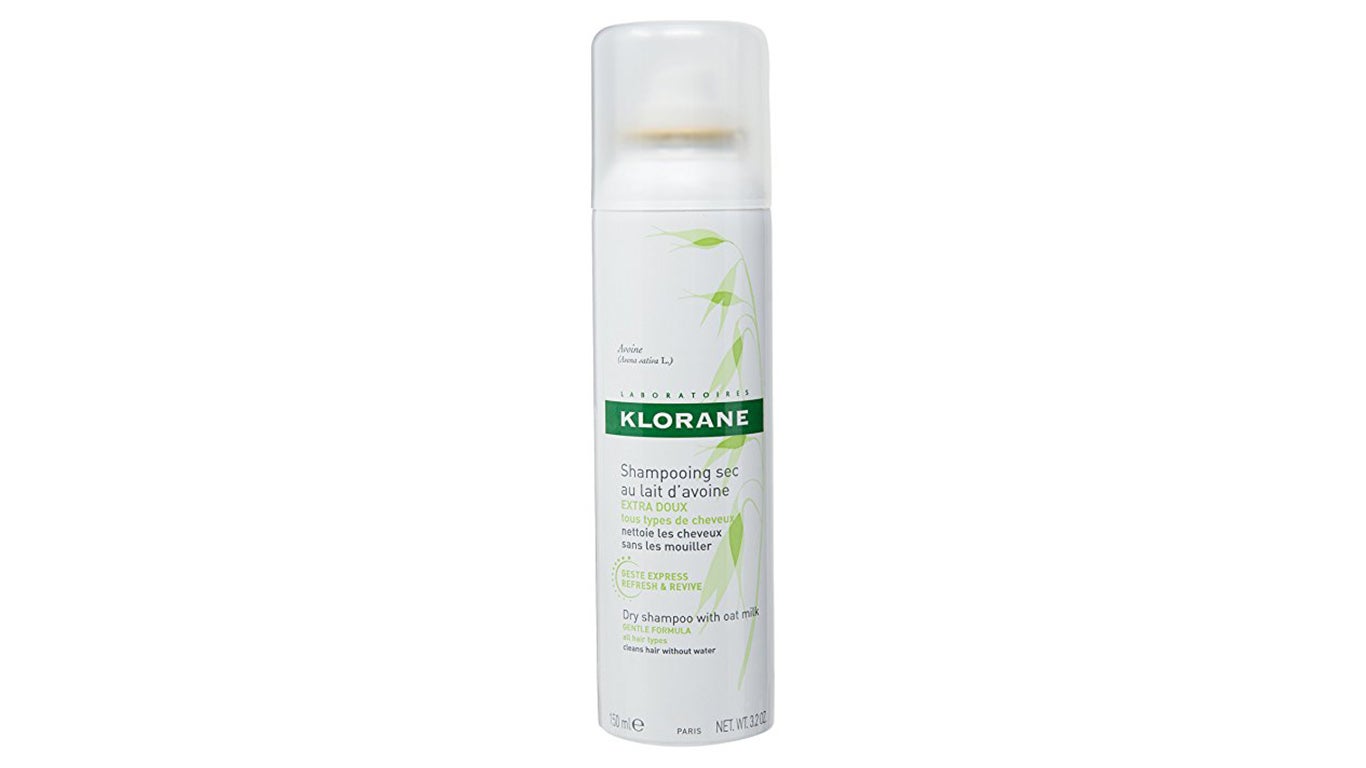 Image of bottle of Klorane eco friendly dry shampoo