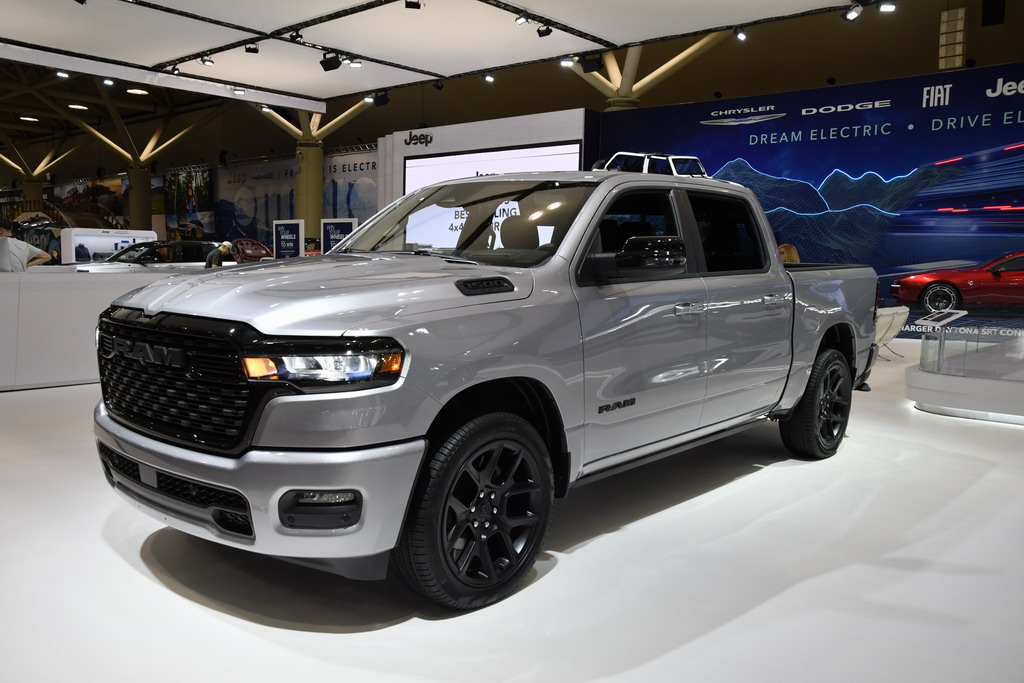 2024 RAM pickups were on display at the CIAS