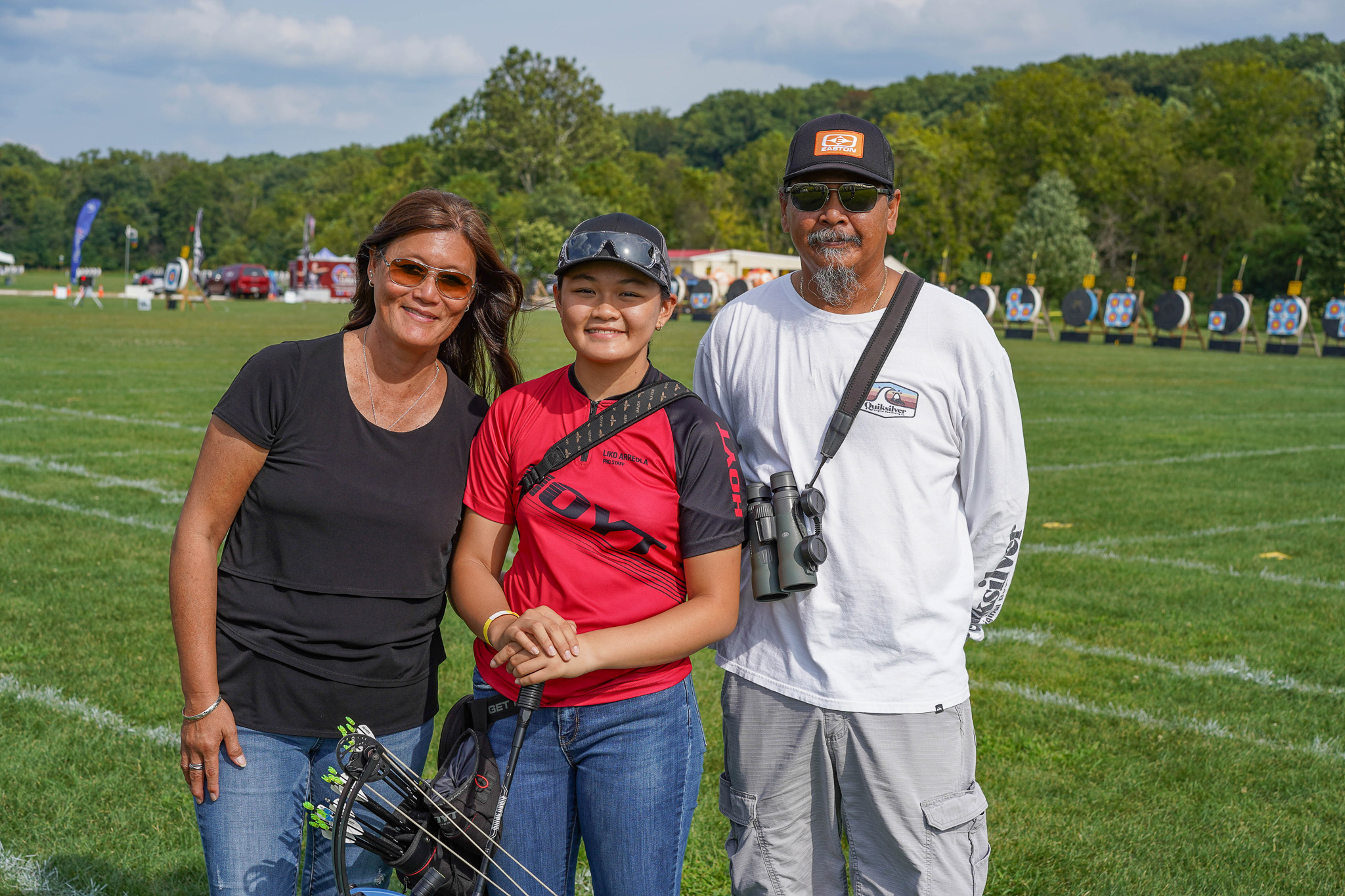 The Arreola family at the USA Archery Target Nationals.