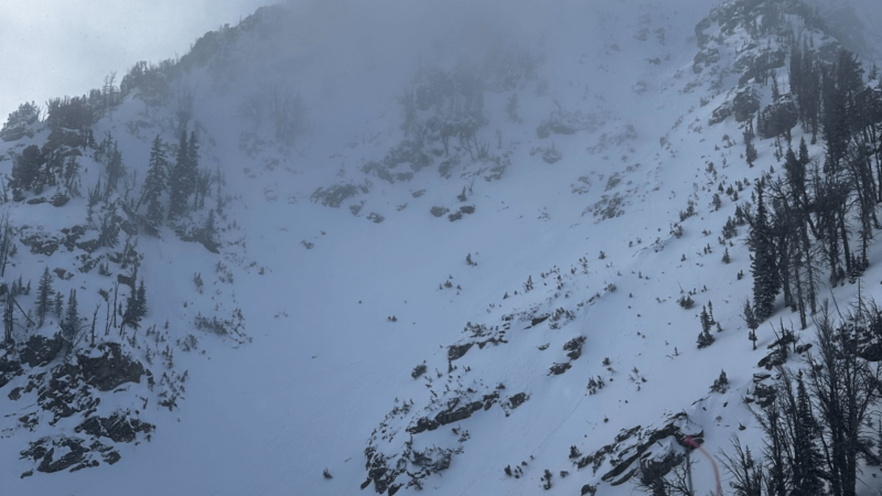 Grand Teton National Park Uses a Helicopter to Rescue a Skier After an Avalanche