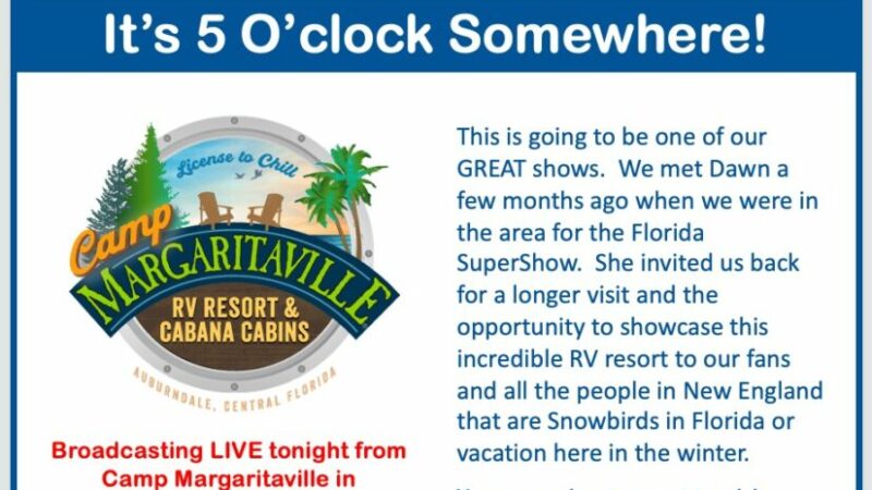 ‘RVing in New England’ Visits Margaritaville in South Central Florida – RVBusiness – Breaking RV Industry News