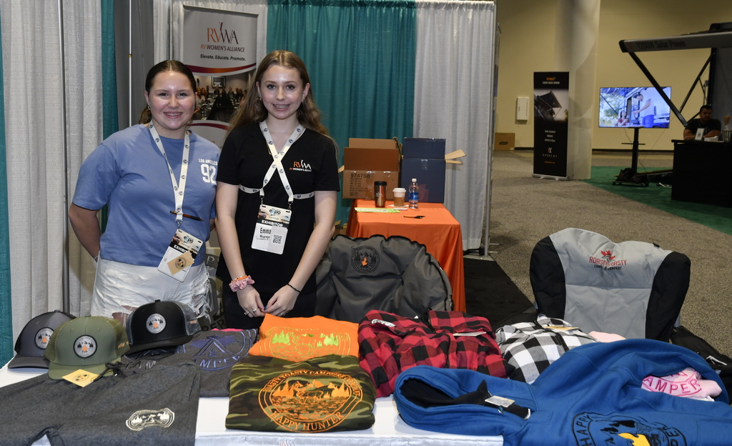We caught up with Olivia and Emma at the NTP-Stag / SeaWide Expo in January, where they were displaying the new Roasty Toasty clothing line.