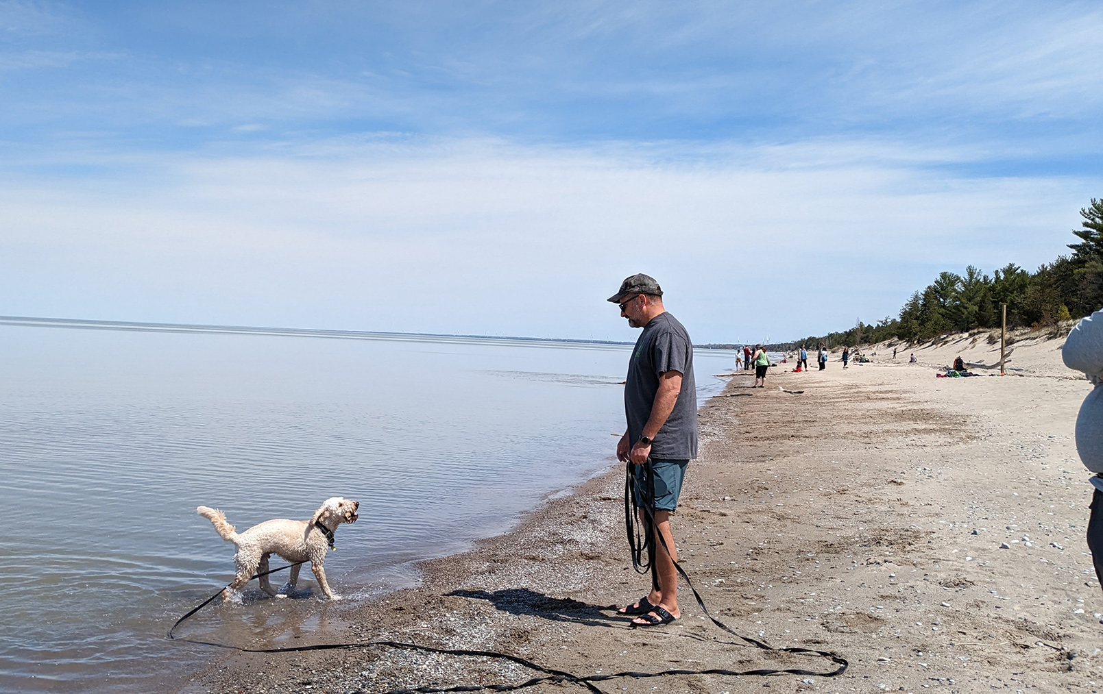 Ben & Jax at the dog beach