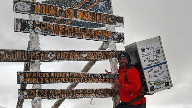 Brit Becomes First Person to Climb Mount Kilimanjaro with Fridge