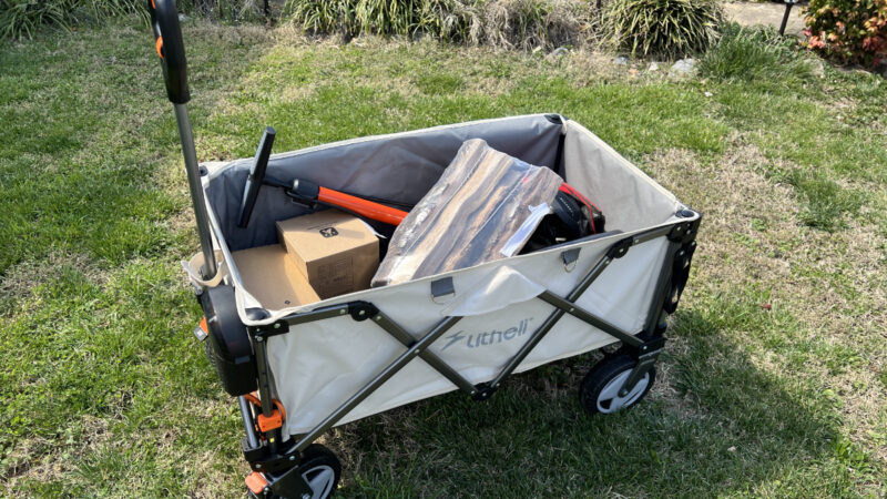 Litheli Electric Folding Camping Wagon Review: Cargo Hauling Just Got a Lot Easier