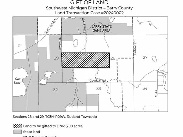 Michigan DNR works with land conservancy to expand Barry State Game Area – Outdoor News