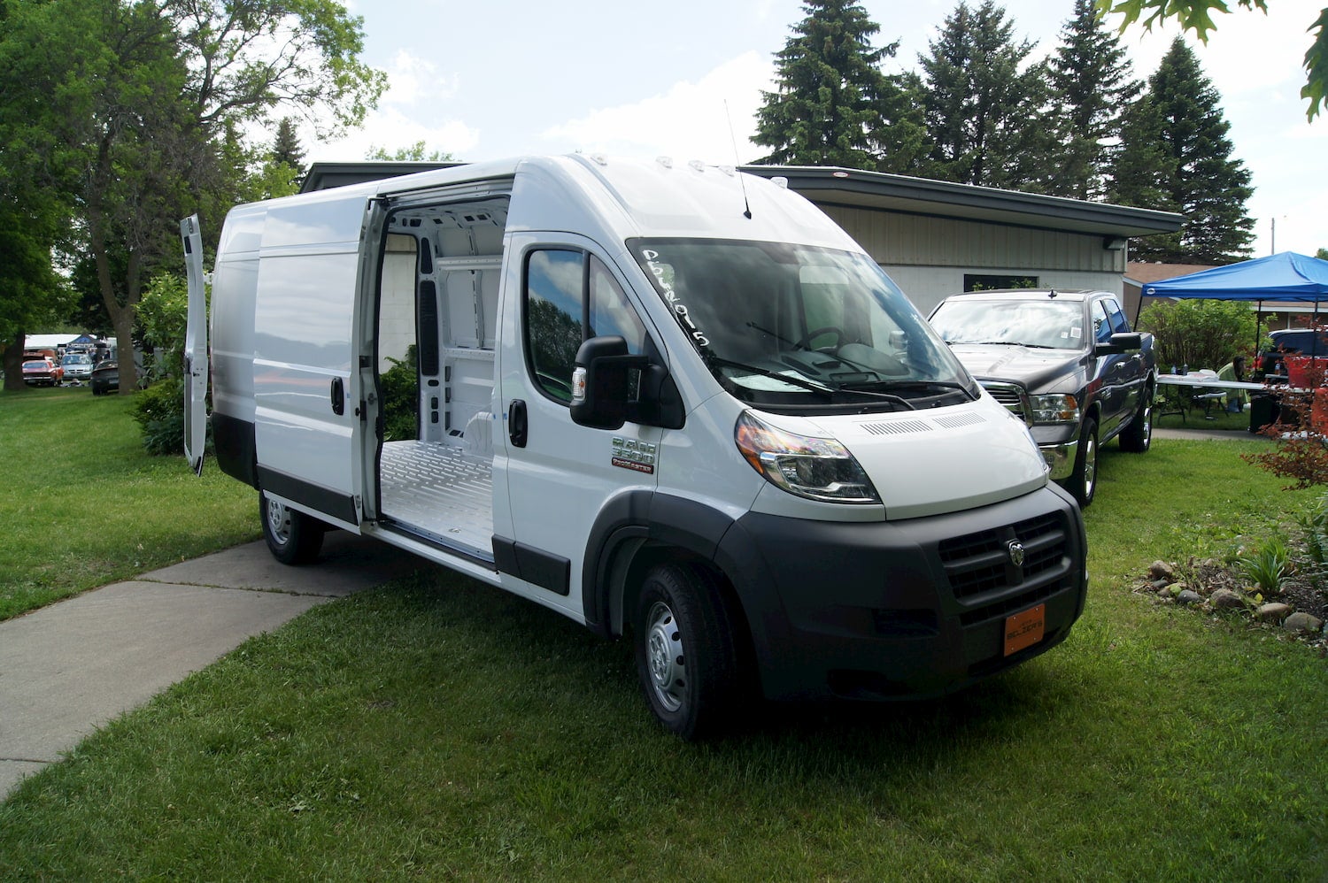 dodge promaster at campground