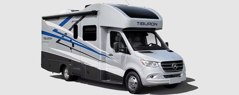 Best Small Motorhomes RV Floorplans with Slide Outs Thor Tiburon 24TT exterior