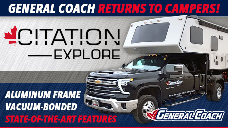 General Coach Canada Intros ‘Citation Explore’ Truck Campers – RVBusiness – Breaking RV Industry News