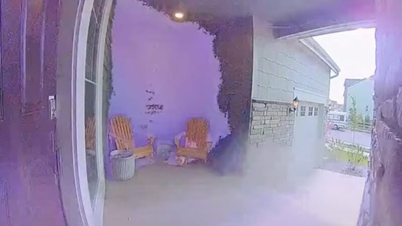 WATCH: Doorbell Cam Captures Sound of Lightning Striking Home