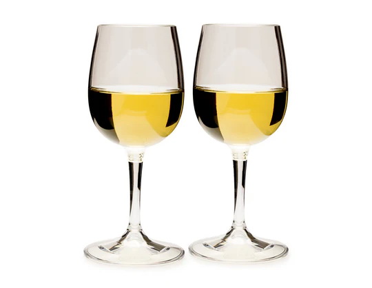 GSI plastic nesting wine glasses for camping