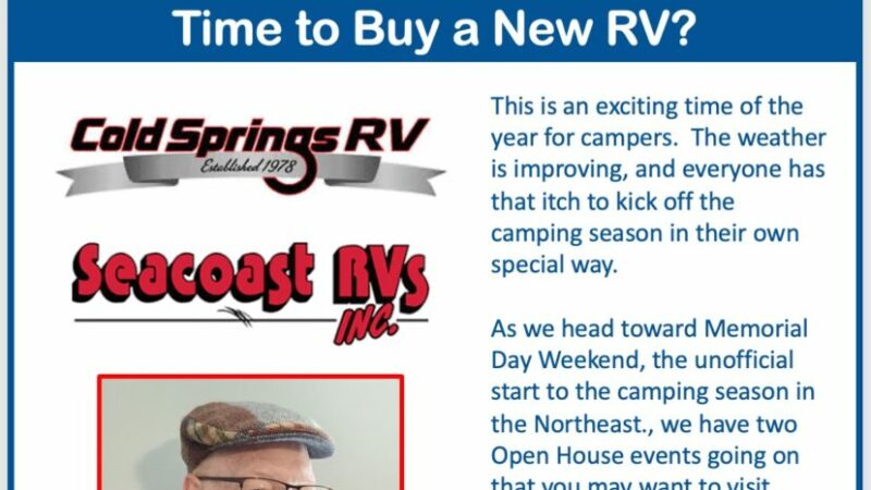 ‘RVing in New England’ Features Dealer Open Houses – RVBusiness – Breaking RV Industry News