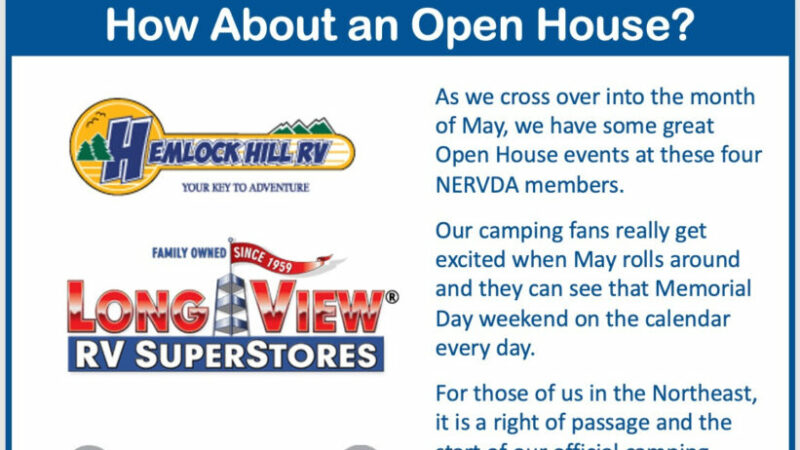 ‘RVing in New England’ to Preview Dealer Open House Events – RVBusiness – Breaking RV Industry News