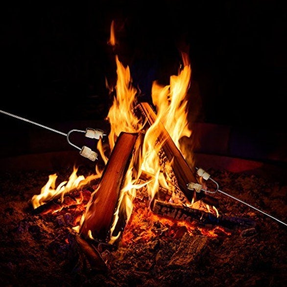 how to build a campfire for marshmallows