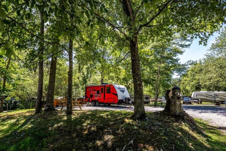 Olive Branch Campground is a family owned and operated campground nestled on 25 wooded acres in Oregonia, Ohio.