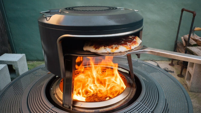 Cooking Pizza Over a Solo Stove with the Pi Fire Pizza Oven