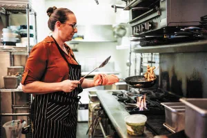 Farm-to-fork is a specialty at the Terra Kitchen, located in the SCP Redmond Hotel.