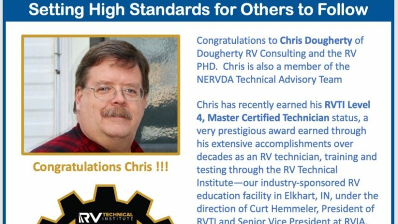 ‘RVing in New England’ to Host RV Master Tech Chris Dougherty – RVBusiness – Breaking RV Industry News