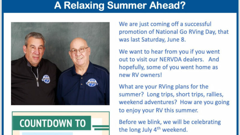 ‘RVing in New England’ Wants to Know Your Summer Plans – RVBusiness – Breaking RV Industry News