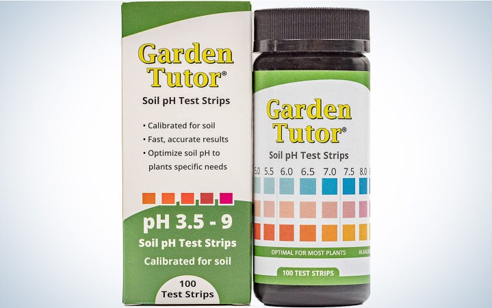  The Garden Tutor Soil pH Test Kit Strips is one of the best soil test kits.