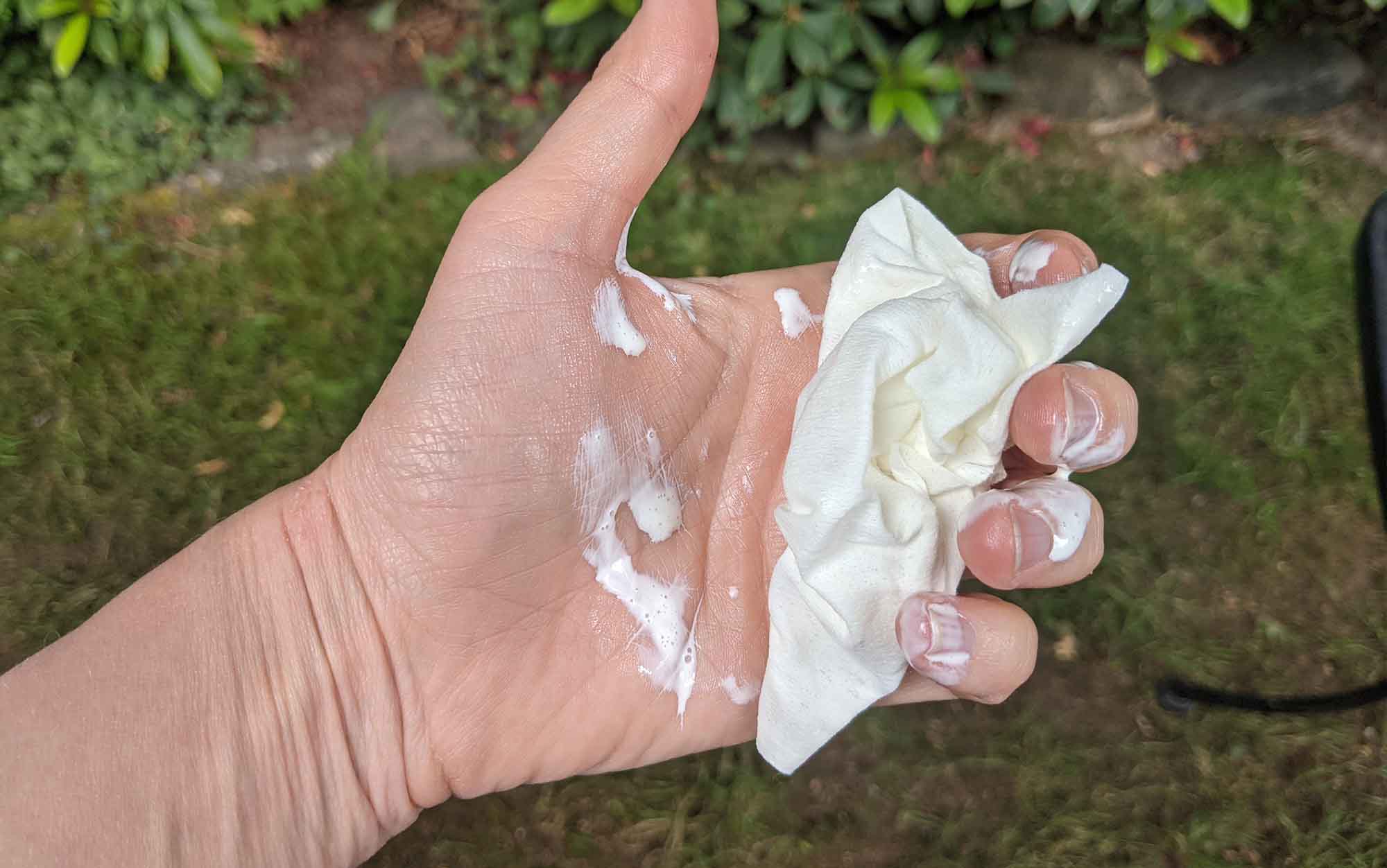 We tested Malama sunscreen wipes.