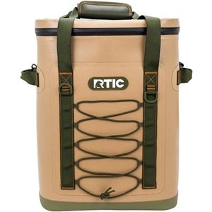 Tan colored RTIC Backpack Cooler