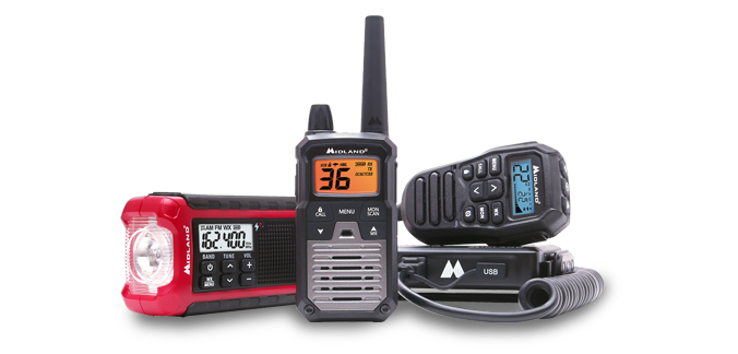 Midland walkie talkies and two way radios