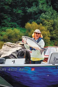 The city is well known for salmon fishing in the ocean and at the mouth of the Rogue River.
