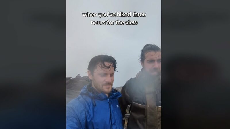 Hikers Get a View They Didn’t Expect, Their Reaction Goes Viral