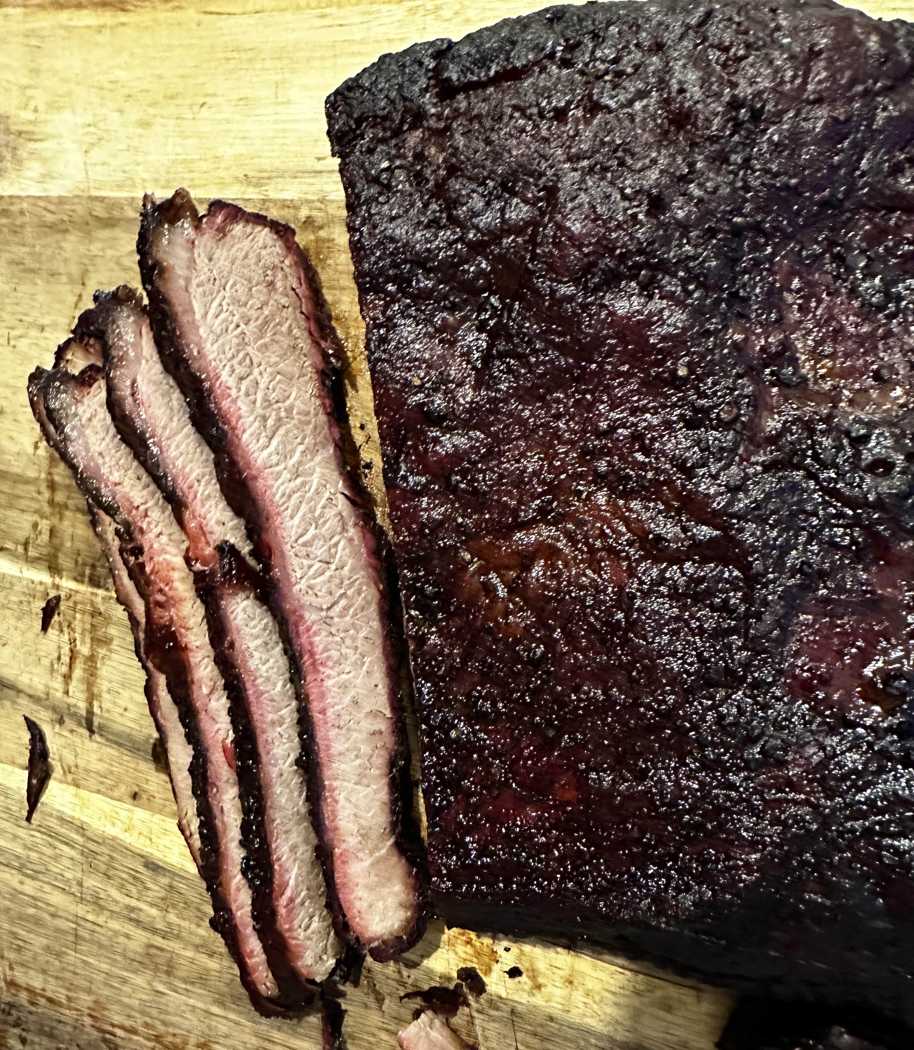 Sliced brisket