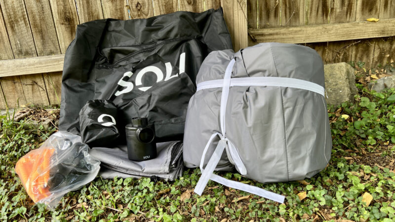 Soli Air Canopy Review: An Inflatable Shelter You Can Take Anywhere