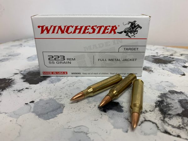  winchester 55gn fmj 5.56 ammo