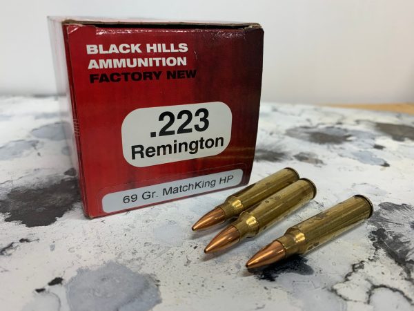  black hills ammo 69gn matchking match 5.56 ammo