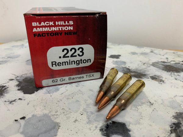  black hills ammo 62gn barnes tsx 5.56 ammo