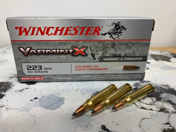  Winchester varmintx 40gn polymer tip 5.56 coyote ammo