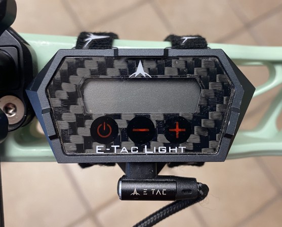  The E Tac bow sight light is a great addition to any sight.